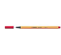 STABILO Fineliner Point 88 - Lot de 3 - Rouge
