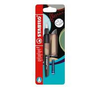 STABILO - Flow, Stylo Plume, Rechargeable, Collection Flow MONOCHROME, Brun
