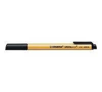 STABILO Lot de 10 Stylos Feutre GREENpoint Pointe large 0,8 mm Noir