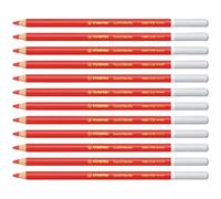 Stabilo Lot De 12 Crayons De Couleur Fusain Pastel Carbothello Vermillon