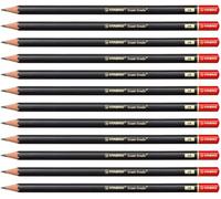 Stabilo Lot de 12 crayons de papier HB Exam Grade