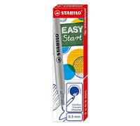 STABILO Lot de 3 Boites de 3 Recharges Stylo Roller EASYStart 0,3 mm Bleu effaçable