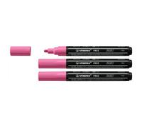 Stabilo Lot De 3 Marqueurs Pointe Moyenne Free Acrylic T300 Rose