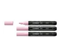 Stabilo Lot De 3 Marqueurs Pointe Moyenne Free Acrylic T300 Rose Poudré