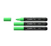 Stabilo Lot De 3 Marqueurs Pointe Moyenne Free Acrylic T300 Vert Feuille