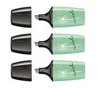 STABILO Lot de 3 Surligneurs BOSS MINI Pastellove menthe à l'eau