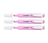 STABILO Lot de 3 Surligneurs swing cool Pastel Mauve Givré