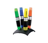 STABILO Lot de 4 surligneurs LUMINATOR, lot de 4 sets de table en plastique