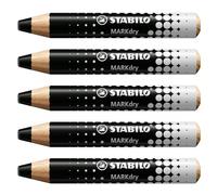 STABILO Crayon marqueur effaçable à sec MARKdry Noir