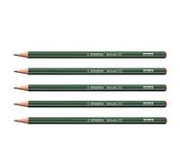 STABILO Lot de 5 Crayons Papier Graphite Othello Héxagonal 4H