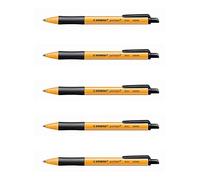 Stylo bille Stabilo Pointball rétractable pointe 2.5 mm - écriture large - noir