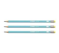Stabilo Lot De 6 Crayons Graphite Pencil 160 Bout Gomme Hb - Bleu Clair