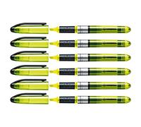STABILO Lot de 6 Surligneurs NAVIGATOR de poche Pte Biseautée Jaune