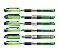 STABILO Lot de 6 Surligneurs NAVIGATOR de poche Pte Biseautée vert
