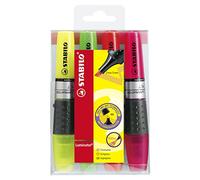 STABILO LUMINATOR - Surligneur - Pochette x 4 surligneurs fluo - Coloris assortis
