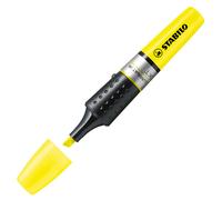 STABILO LUMINATOR Surligneur pointe biseautée 2 et 5 mm - Jaune