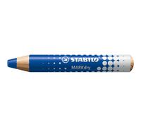 Stabilo MarkDry Crayon marqueur effaçable à sec PEFC - Bleu
