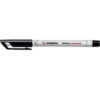 STABILO Feutre de rétroprojection OHPen soluble 0,4 mm Noir