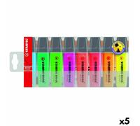 Stabilo Boss Original Surligneur Couleurs Assorties Encre À L'eau 2-5 Mm Pack De 8