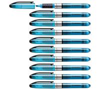 STABILO NAVIGATOR - Surligneur - Lot x 10 surligneurs fluo - Bleu | Lot de 10, bleu
