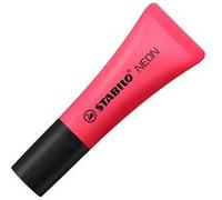 STABILO Surligneur NEON – Lot de 10 surligneurs fluo Rose