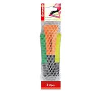 STABILO Surligneur NEON Retina 3 - Pack de 3 Jaune/Vert/Orange