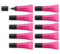 STABILO NEON - Surligneur - Lot x 10 surligneurs fluo - Lilas | Lot de 10, magenta