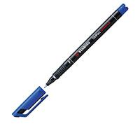 STABILO OHPen - Lot de 10 marqueurs - Bleu (encre permanente / pointe fine 0,7mm)