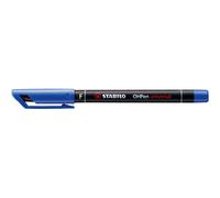 Marqueur permanent Stabilo OHPen pointe 0,7 mm - bleu