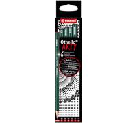 STABILO Othello - Crayon graphite - etui x 6 crayons papier mines dures (2x 4H, 2x 3H, 2x 2H)- gamme ARTY