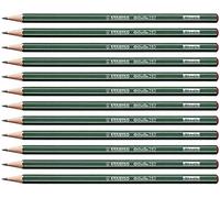 STABILO – Crayon de papier Othello – graphite 3H tête trempée – Lot de 12
