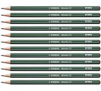 STABILO Crayon graphite Othello 4B tête trempée – Lot de 12