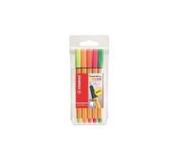 Stabilo Pochette De 5 Mini Feutres Point 88 Mini Fluo - Couleurs Assorties