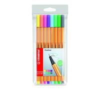 STABILO Point 88 - Coffret en carton 8 couleurs pastel