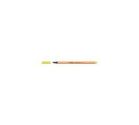 STABILO Lot de 10 Stylo-Feutres POINT 88 Pointe Fine 0,4 mm Jaune FLUO