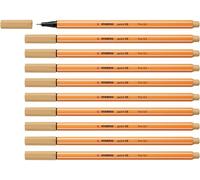 STABILO – Stylo fin point 88 – Pointe fine – Beige – 1 pièce