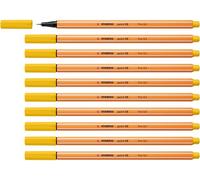 STABILO Stylo fin point 88 – pointe fine – Jaune – 1 pièce
