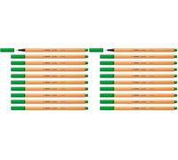 STABILO point 88 - Stylo feutre pointe fine - Lot x 10 feutres fins- Vert Clair (88/43) (Lot de 2)