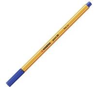 STABILO – Stylo feutre point 88 – Pointe fine – Lot x 10 – Bleu (88/41)