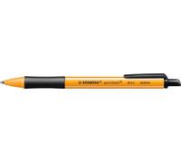 Stylo bille Stabilo Pointball rétractable pointe 2.5 mm - écriture large - noir