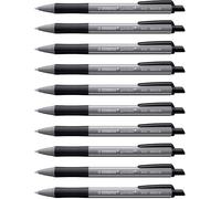 STABILO pointball colorful - Stylo bille - lot x 10 stylos à bille rechargeables - noir