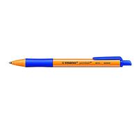 Stabilo pointball - lot de 3 stylos à bille rétractables - Encre bleue