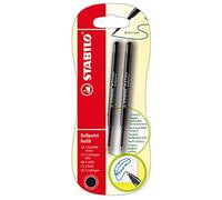 STABILO Recharge - Blister x 2 recharges stylo bille STABILO pointball - Noir