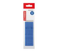Recharge stylo bille Stabilo Liner pointe 0,7 mm - écriture moyenne - Sachet de 10 - Bleu