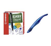 STABILO - Recharges pour stylo roller ergonomique - Lot de 21 recharges - Encre bleue effaçable / Pointe 0,5 mm - Stylo roller ergonomique rechargeable - Bleu Edition Hologramme - Droitier