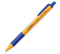 Stylo bille Stabilo Pointball rétractable pointe 2.5 mm - écriture large - bleu