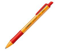 STABILO Stylo bille rétractable pointball pointe moyenne - Encre rouge