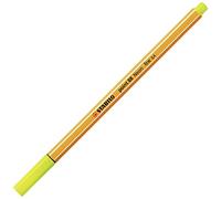 STABILO Stylo feutre 88, largeur de trac‚, 0,4 mm jaune n‚on