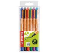 STABILO Stylo feutre GREENpoint - Pochette x 6 stylos feutre pointe moyenne - Coloris assortis