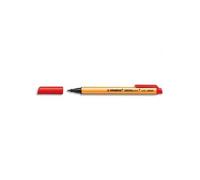 Stylo feutre Greenpoint Stabilo à capuchon pointe 0,8 mm - écriture moyenne rouge
